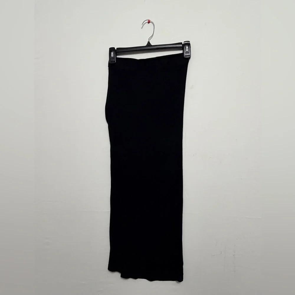 Lulus Black Ruched women’s size XS Maxi Skirt (A348)✨
